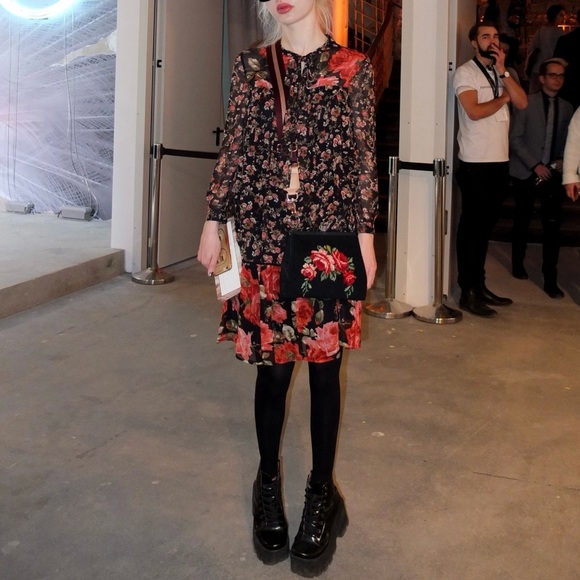 FRENCH CONNECTION Anastasia Mix Floral Smock Dress - Picture 9 of 10